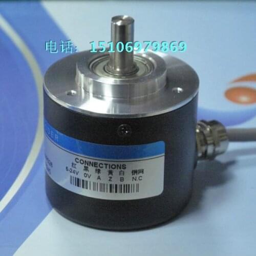 Incremental Photoelectric Rotary Encoder ZSP5208 600 Pulse 600 Line ABZ Three Phase 5-24V
