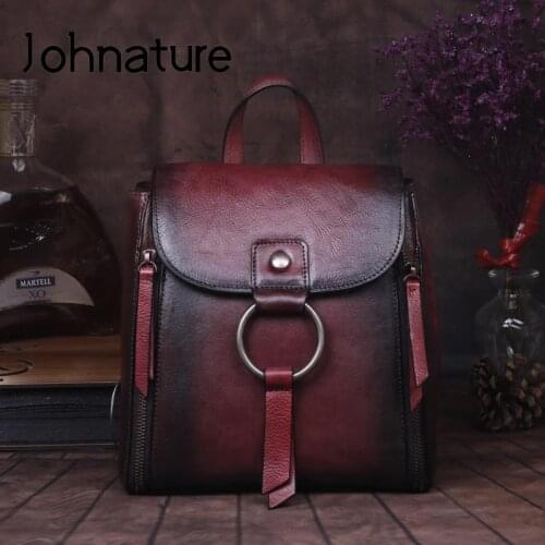 Женские рюкзаки через плечо Johnature China At AliExpress