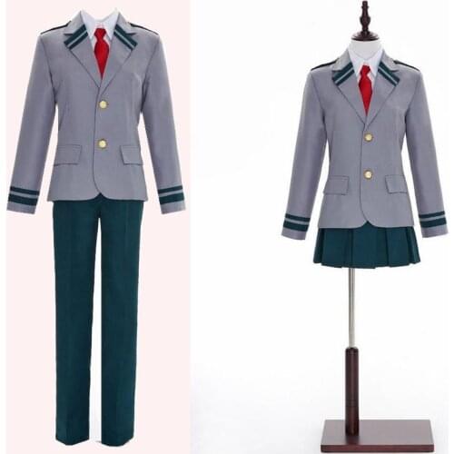 Boku no Hero Academia AsuiTsuyu Yaoyorozu Momo School Uniform My Hero Academia OCHACO URARAKA Midoriya Izuku Cosplay Costume