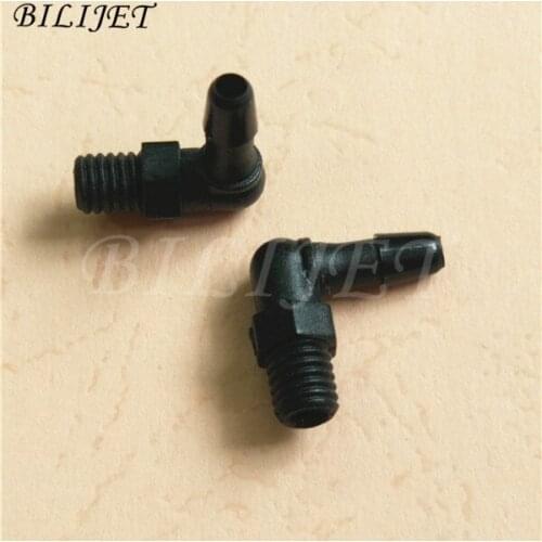 Large format printer solenoid valve connector UV ink tube connector with thread head for JHF Vista Myjet Infinity ink valve clip