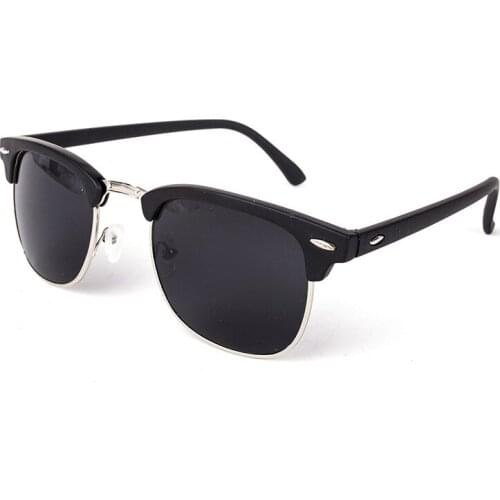 Men Women Sunglasses Brand Designer Vintage Fashion Metal Glasses Mirror Sun Glasses Gafas Oculos De Sol UV400 Classic 18 Colors