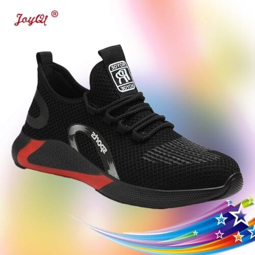 Men Safety Shoes Steel Toe Cap Anticollision Fashion Women Work Sneakers Casual Shoe Brand Plus Size 37-45 JOY-201