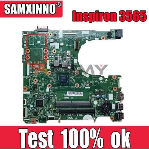 Original CN-03HY7P 03HY7P 16808-1 Laptop motherboard For DELL Inspiron 3565 AM9225 Mainboard