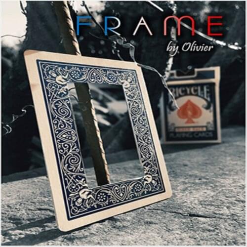 FRAME By Olivier Pont (Gimmick+Online Instructions),Card Magic Trick,Fun,Illusion,Close Up,Gimmick,Street Magic,Magician Toys