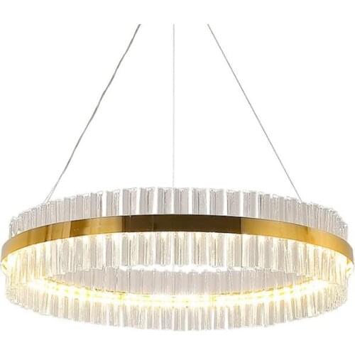 Modern LED Chandelier Lighting Crystal Hanging Lamp For Bedroom Living Room Decoration Golden Luxury Loft Restaurant Home Decor