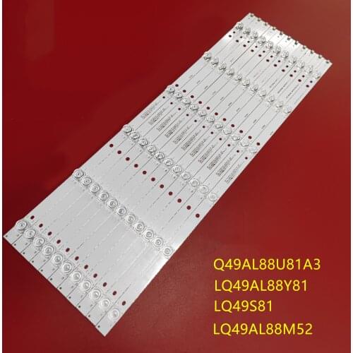 11pcs LED Backlight For Haier LQ49AL88U81A3 LQ49AL88Y81 LQ49S81 LQ49AL88M52 CRH-B49MINI35350611615-REV1.0