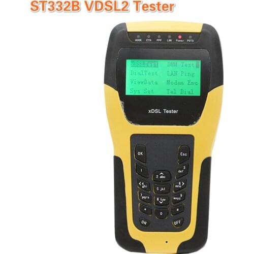 ST332B VDSL2 Tester xDSL Dial test Modem PING test RJ11 RJ45 port installation and maintenance tool