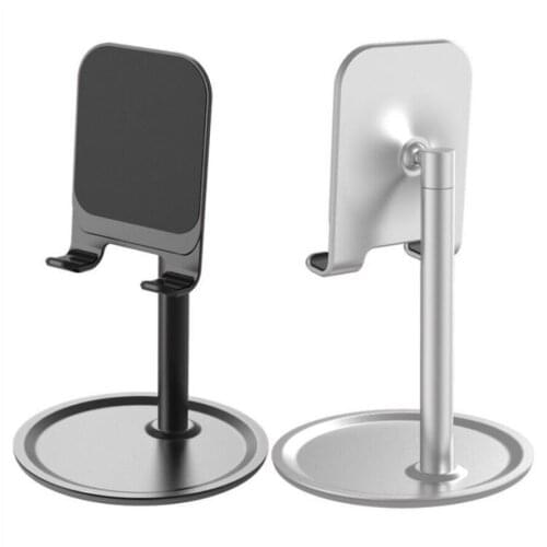 Universal Tablet Phone Holder Desktop For iPad Phone Stand Telescopic Adjustable Height Angle Live Support