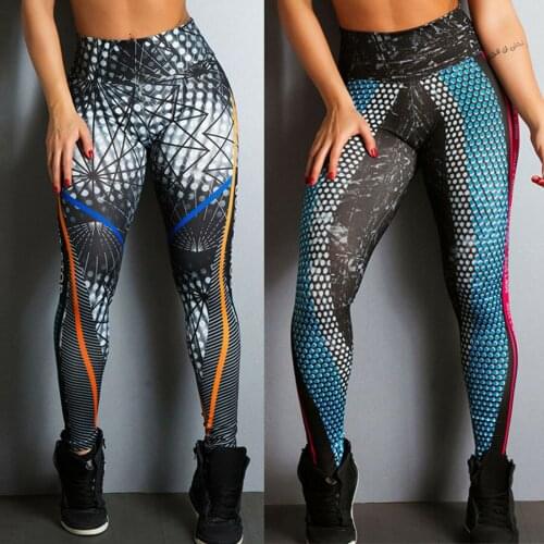 Women Fashion Yoga Running Pants Leggings Sports Outdoor Workout Pants Tight
