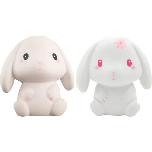 2pcs antistress ball Squeeze Toy Squishy Rabbit Cute Kawaii doll Squeeze Stretchy Animal Healing Stress Hand Fidget vent Toys f5