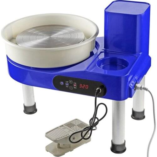 350W Electric Pottery Wheels Forming Machine with Removable Leg Ceramics Work Clay Craft Art School Teach Pottery