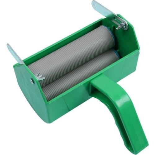 5" Patterned Paint Roller Decorative Texture Roller with Single Color Painting Machine,5inch Embossed Plastic Handle