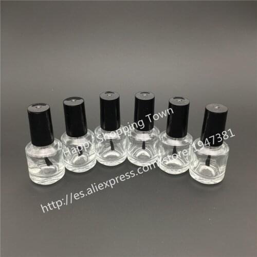 500pcs 10g Square nail polish bottle bottles with white black lid,Small Glass Nail Polish Bottle, Glass Bottle