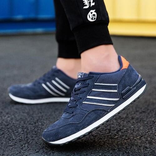 Hot Retro Running Shoes Light Leather Sneakers Comfort spring Breathable Casual Flats Shoes for xiaomi Outdoor sports shoes