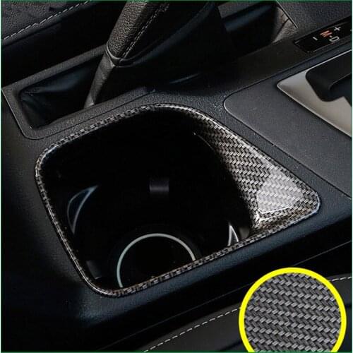 For Toyota RAV4 RAV 4 2016 2017 ABS Chrome Matte Carbon Fiber Paint Gear Box Water Cup Holder Frame Cover Trim Sticker Interior