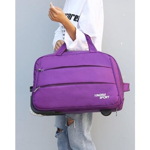 Travel trolley bag large capacity Oxford cloth luggage bag folding travel bag sports handbag