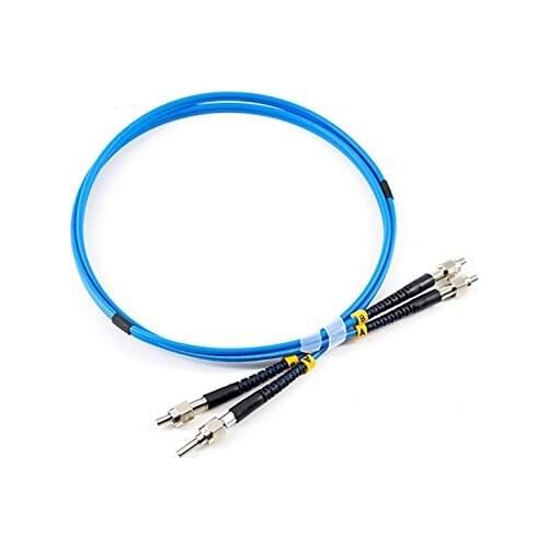 JYTTEK SMA905 to SMA905 Armored SingleMode Duplex Fiber Optic Patch Cable