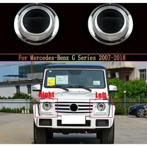 Headlamp Cover For Mercedes-Benz G Series 2007 ~ 2018 Headlight Lens Replacement Front Car Light Auto Shell