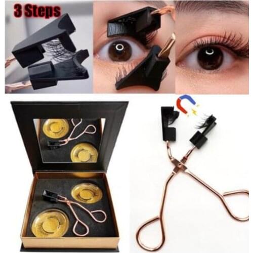 Quantum Magnetic Lashes Applicator Curler with No Glue Reusable False Eyelashes