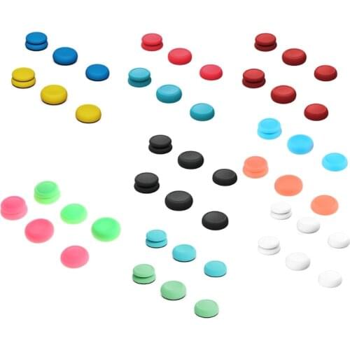 Skull & Co. Thumb Grip Set FPS CQC Joystick Cap Thumbstick Cover for Nintend Swi T84D