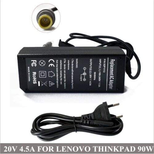 New 20V 4.5A 90W Laptop AC Adapter Carregador Notebook For Ordenador Portatil IBM/Lenovo ThinkPad X100e X200 X200s X201 X201i