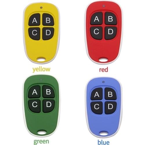 Garage Door Remote Control 433MHz 4 Keys Copy Universal Remote Control Cloning electric gate Remote Controller Duplicator Key