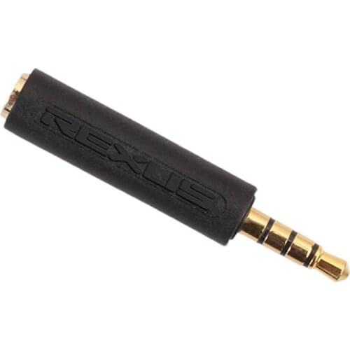 REXLIS 3.5Mm Audio CTIA and OMTP Mutual Conversion Converter for Earphone Telephony