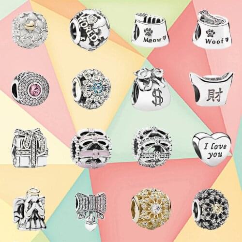 S925 Sterling Silver Diy Accessories Beads Snowflake Sweet Open Daisy Oriental Fairy Edelweiss Factory Wholesale