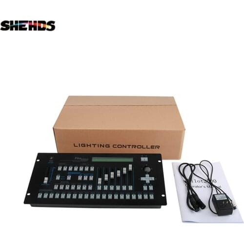 SHEHDS New DMX Console Pilot 2000 512 Channels 3 Pins Applicable to DJ Performance Discotheque LED Stage Equipment Effect Light