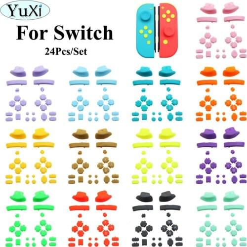 YuXi Replacement ZL ZR L R Buttons Trigger Key Button for Nintendo Switch NS Joy Con ABXY Controller Button Repair Part