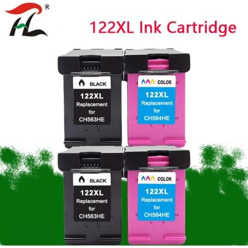 Compatible 122XL Ink Cartridge for HP 122 for hp122 for Deskjet 1000 1050 2000 2050s 3000 3050A 3052A 3054 1010 1510 2540