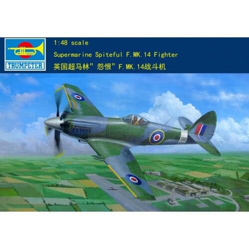 Trumpeter 02850 1/48 British Supermarine Spiteful F.MK.14 Fighter Model Aircraft TH05505-SMT6