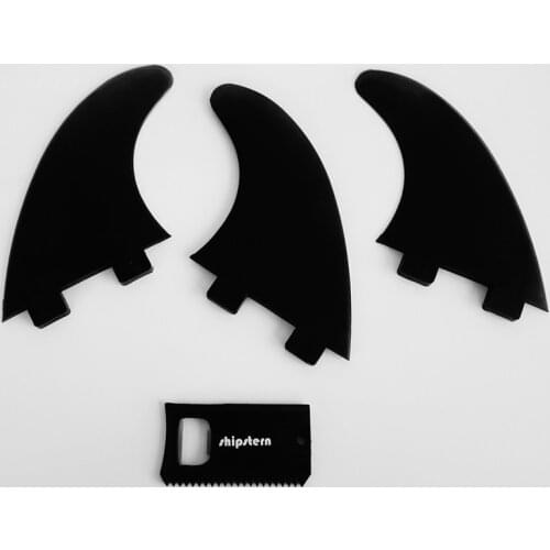 Fiberglass Reinforced Surfboard Fins Fcs Fins Surfing Fin Thruster Surf Fin With Wax Comb & Fin key