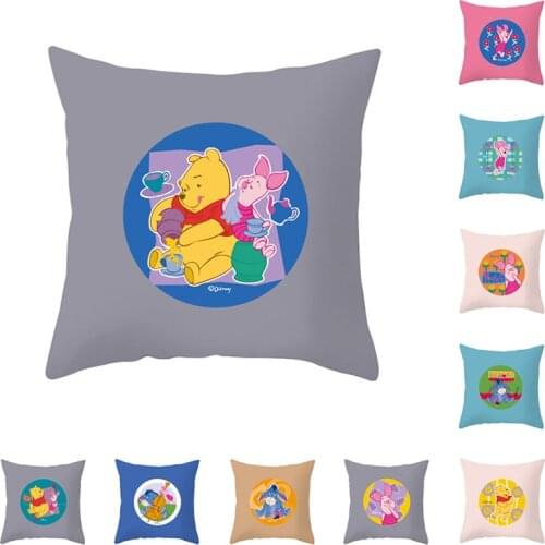 Winnie the Pooh Piglet pillow case sofa bedroom Decorative pillow boy girl room Anime Decorative pillowcase Home seat decoration