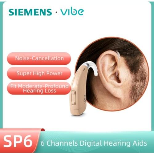 Siemens Vibe digit hearing aids super high power behind the ear aid 2021 hearing aids for the profoud deaf ear hear aid SP6