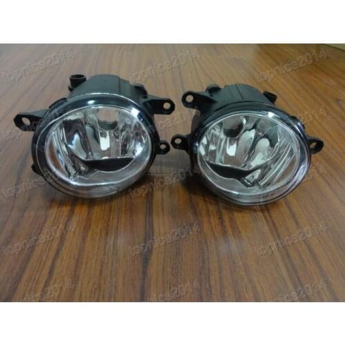 1Pair Car Front Bumper Fog Lamp Driving Lights Without Bulbs For Toyota Land Cruiser Prado FJ150 2010-2014