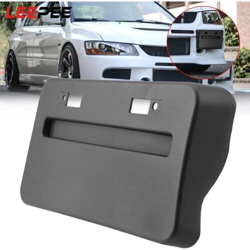 1Pcs Auto Front Bumper Install License Plate For Mitsubishi Lancer GTS EVO X 2008-2018 Frame Relocator Base Car Accessories ABS