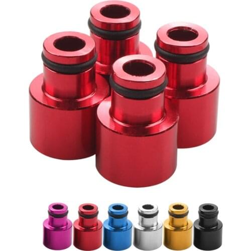 4pcs Fuel Injector Hat Fuel Nozzle Modified Auto Parts Nozzle Adapter Dedicated Fuel Flow Injector Adapter Fuel Injector
