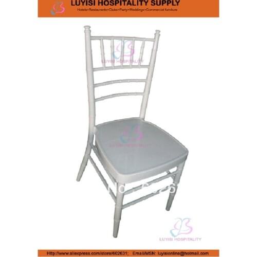 White aluminum tiffany chair