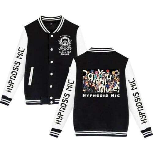 Hypnosis Mic Anime Fashion Prints Baseball Jackets Printed Women/Men Long Sleeve Jacket Hot Sale Casual Streetwear Clothes