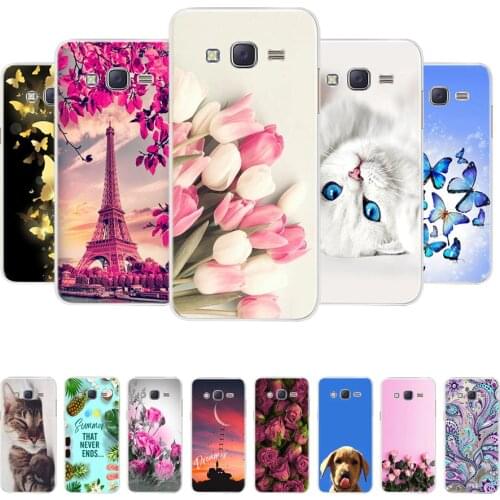 Phone Case For Samsung Galaxy J5 2015 Case Silicone Flowers Back Cover For Fundas Samsung J5 2015 J500 J500F Capa J 5 2015 Case