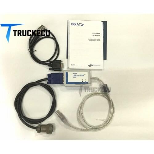 FOR MTU USB-to-CAN V2 for MTU DiaSys 2.71 USB Dongle for MTU MDEC ECU4 test Cable+MUT ADEC ECU7 Diagnostic Cable