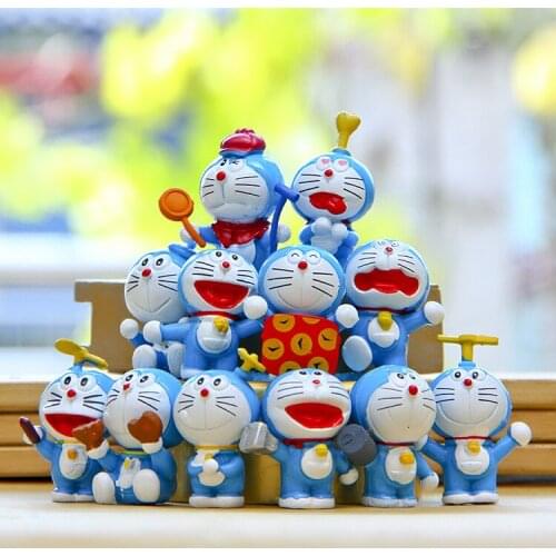 Doraemon/jingle cats DIY micro landscape gardening landscape doll, The micro model decoration. Cartoon model toys