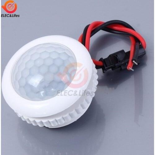220V PIR Infrared Human Body Motion Sensor Switch Lamp Light Control Ceiling Light Motion Sensor On/Off 3-6M Detector 20S Delay