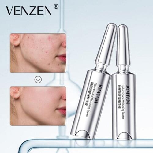 JOMTAM Hyaluronic Acid Face Serum Moisturizing Brightening Fades Spots Shrink Pores Essence Anti-Wrinkle Firming Skin Care