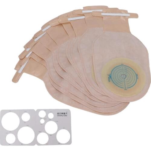Corrector Back Support One‑Piece Disposable Ostomy Bag Colostomy Bags Ostomy Ileostomy Stoma Supplies Pain Relief