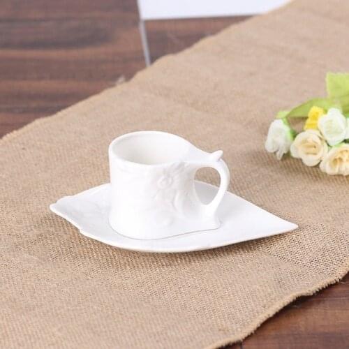 Natural Burlap Lace Hessian Table Runner Vintage Jute Rustic Tablecloth for Wedding Baby Shower Party Room Farmhouse Decoration