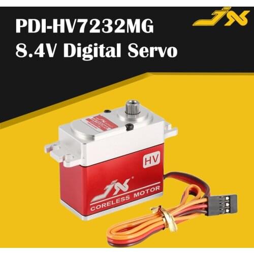 Hot Sale JX PDI-HV7232MG Servo 32KG Metal Gear Full CNC High Voltage Digital Coreless Standard For DIY RC Helicopter Drone Parts