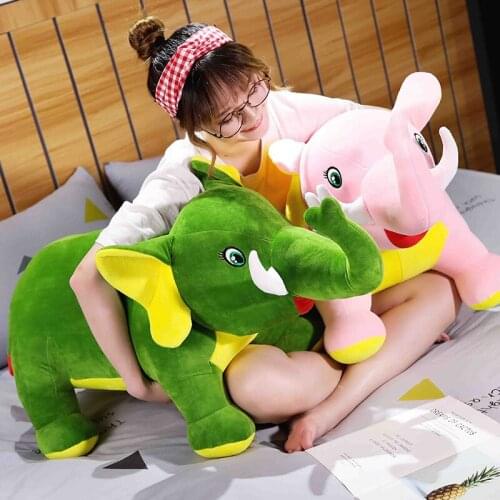 Lovely New 1pc 45/65/80cm Cute Elephant Doll Plush Stuffed Toy Kawaii Car Room Window Pendant Bouquet Dolls Toys Free Shipping