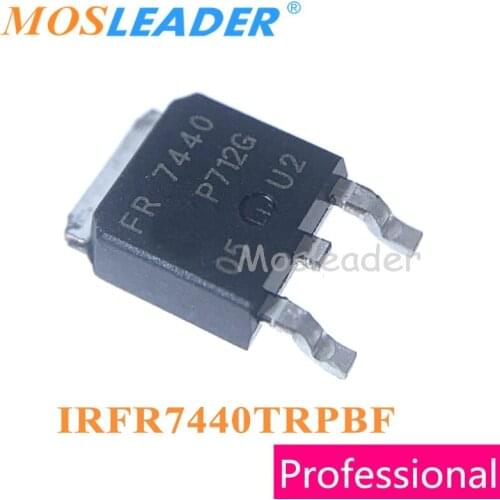 Mosleader IRFR7440 TO252 100PCS IRFR7440TRPBF DPAK 30V 40V IRFR7440PBF High quality Mosfets